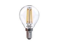 LAMPADA FILO LED SFERA CHIARA E14- - 5w - E14 - 2700  °K calda - 470 lm - cl. en.E - 10 pezzi SYNTESY