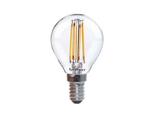 LAMPADA FILO LED SFERA CHIARA E14- - 5w - E14 - 2700  °K calda - 470 lm - cl. en.E - 10 pezzi SYNTESY