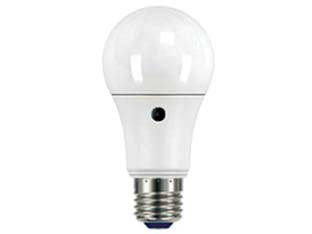 LAMPADA LED GOCCIA OPALE CON SENSORE CREPUSCOLARE E27- - 10w - 4000  °K naturale - 1060 lm - 60x120h - 2 blister AIRAM