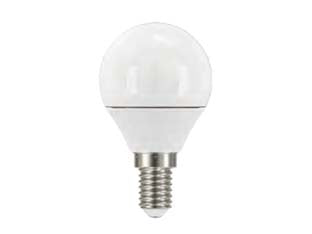 LAMPADA LED SFERA OPALE E14- - 7.5w - 6500  °K fredda - 806 lm - 220  °- 45x86h - 5 pezzi AIRAM