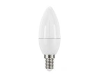 LAMPADA LED OLIVA OPALE E14- - 7.5w - 4000  °K natur.- 806 lm - 280  ° - 38x110h - 5 pezzi AIRAM