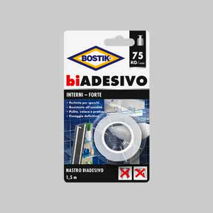 NASTRO BIADESIVO 'INTERNI' BOSTIK mm 19x1,5mt - BOSTIK