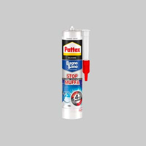 SILICONE BAGNO SANO 'STOP MUFFA' PATTEX 300 ml - col. Bianco - PATTEX