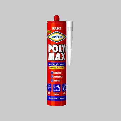 SIGILLANTE 'POLY MAX ORIGINAL EXPRESS' BOSTIK 425 gr - Bianco - BOSTIK