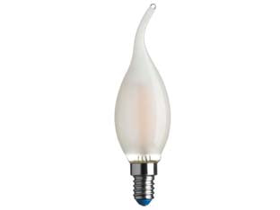 LAMPADA FILO LED FIAMMA STICK SATINATA E14- - 4.5w - 2700  °K calda - 470 lm - 35x123h - 5 blister AIRAM