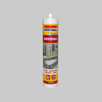 SILICONE UNIVERSALE SOUDAL 280 ml - Testa di moro - SOUDAL