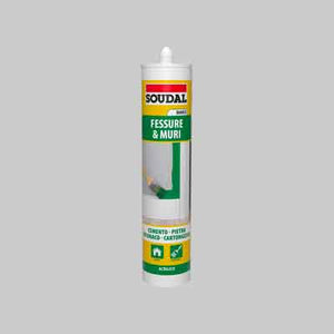 SILICONE ACRILICO SOUDAL 300 ml - Grigio - SOUDAL