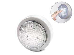 LAMPADA A PRESSIONE LED ROTONDA- - 0,1W - 10 lumen - ø mm.100x50 - 12 pezzi