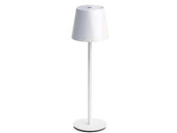 LAMPADA DA TAVOLO A LED RICARICABILE BIANCA  mm.105x360h.    SYNTESY