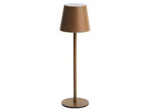LAMPADA DA TAVOLO A LED RICARICABILE BRONZO  mm.105x360h.    SYNTESY