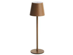 LAMPADA DA TAVOLO A LED RICARICABILE BRONZO  mm.105x360h.    SYNTESY