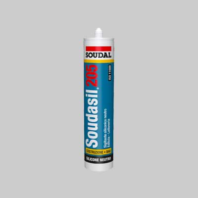SIGILLANTE NEUTRO PER EDILIZIA 'SOUDASIL 205' SOUDAL 310 ml - Rame - SOUDAL