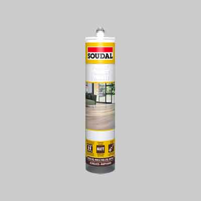 SILICONE LEGNO SOUDAL 300 ml - Bianco - SOUDAL