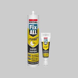 ADESIVO SIGILLANTE 'FIX ALL TURBO' SOUDAL 125 ml - Bianco - SOUDAL