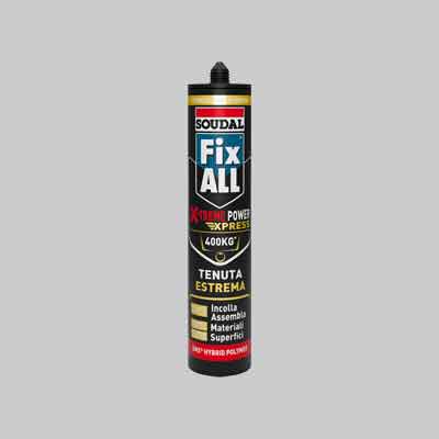 ADESIVO SIGILLANTE 'FIX ALL X-TREME EXPRESS' SOUDAL 280 ml - Bianco - SOUDAL