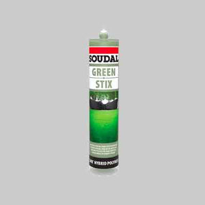ADESIVO SIGILLANTE 'GREEN STIX' SOUDAL 290 ml - Verde - SOUDAL