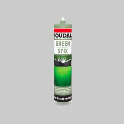 ADESIVO SIGILLANTE 'GREEN STIX' SOUDAL 290 ml - Verde - SOUDAL