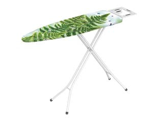 ASSE DA STIRO LEO POGGIAFERRO IN LAMIERA VERNICIATA  aperto cm.136x33x90h.  chiuso cm.33x4,5x143h.    GIMI