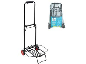 CARRELLO BAGAGLI ACCIAIO PORTOS  cm.31x38,5x86h.    XTRA