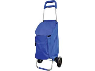 CARRELLO SPESA SIMON BLU  cm.30x28x90h.    XTRA