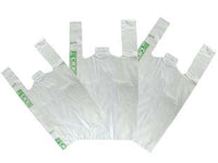 SHOPPERS BIODEGRADABILI E COMPOSTABILI EN 13432- - cm.30+20X60, gr.12 circa - 1 confezione