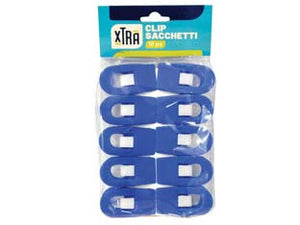 CLIP PER SACCHETTI- - confezione da 4 pz. - 12 pezzi XTRA