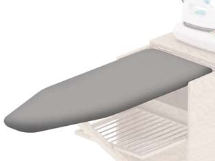 COPRIASSE PER MOBILETTO STIRO TRIPLO STRATO CON MOLLETTONE- - cm.120x65 - 2 pezzi COLOMBO