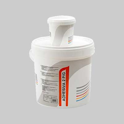 COLLA PER TAPPETI GOMMA 'ADHESIVA 2P/G' 5 kg