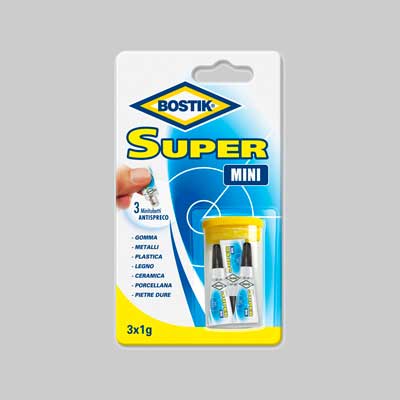 COLLA 'SUPER MINI' 3x1 gr - BOSTIK