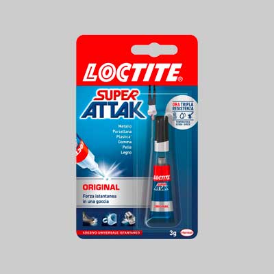 COLLA 'SUPER ATTAK ORIGINAL' 3 gr - LOCTITE