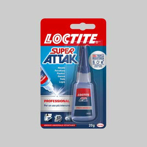 COLLA 'SUPER ATTAK PROFESSIONAL' 20 gr - LOCTITE
