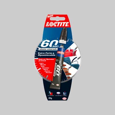 COLLA UNIVERSALE '60 SEC.' 20 gr - LOCTITE