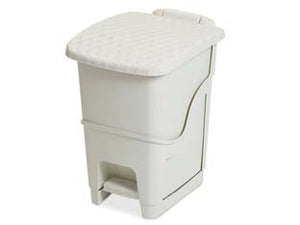 PATTUMIERA RATTAN BIANCO LT.18 ART.441- - cm.28x35x40h. - lt.18 - 10 pezzi DEA HOME