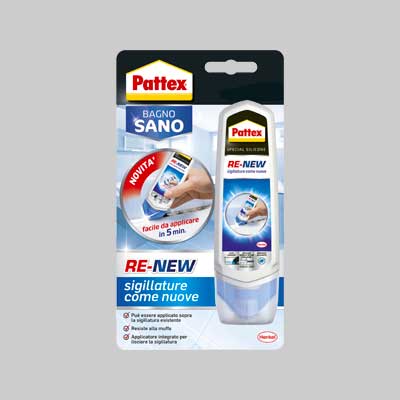 SIGILLANTE BAGNO SANO 'RE-NEW' 80 ml - PATTEX