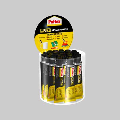 COLLA ATTACCATUTTO 'MULTI' PATTEX 20 ml - confezione 25 pezzi - PATTEX