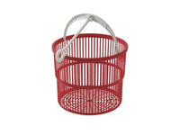 CESTINO MAGICO PORTAMOLLETTE VUOTO ROSSO- - ø cm.19x15,5h. - 8 pezzi TONTARELLI