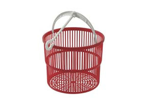 CESTINO MAGICO PORTAMOLLETTE VUOTO ROSSO- - ø cm.19x15,5h. - 8 pezzi TONTARELLI