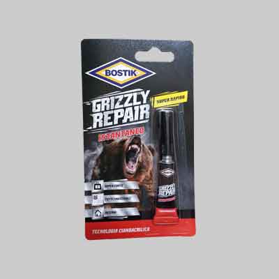 COLLA 'GRIZZLY REPAIR ISTANTANEO' 3 gr - BOSTIK