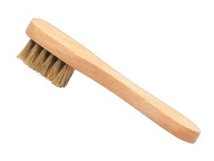 SPAZZOLINO SCARPE LEGNO SETOLE CHIARE- - mm.170x35x30 - 12 pezzi XTRA