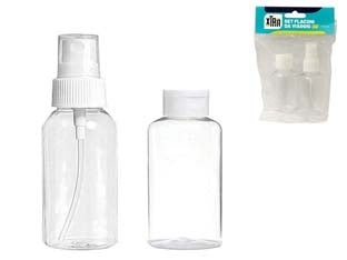 SET FLACONI DA VIAGGIO 2 PEZZI - 6 pezzi XTRA