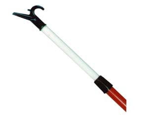 ASTA APPENDIABITI IN METALLO PLASTIFICATO ESTENSIBILE- - cm.64/130 ø mm.28 - 4 pezzi