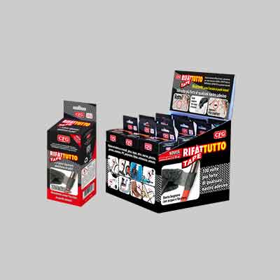 NASTRO POLIURETANICO 'RIFATTUTTO TAPE' 5x130 cm EXPO 12pz