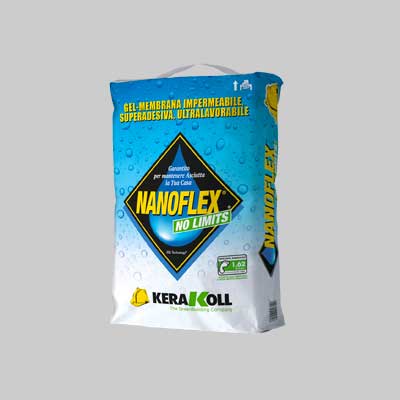 MEMBRANA IMPERMEABILIZZANTE 'NANOFLEX NO LIMITS' KERAKOLL 20 Kg - 20 kg