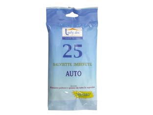SALVIETTE IMBEVUTE PER AUTO- - cm.16x21 - 6 blister XTRA