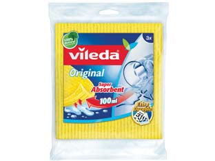 PANNO SPUGNA CM.18X20 - 18 pezzi VILEDA