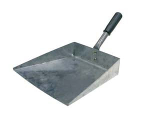 PALETTA RACCOGLI IMMONDIZIA IN LAMIERA ZINCATA- - cm.21x21x5h. - 4 pezzi XTRA