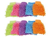 GUANTO DOPPIO IN MICROFIBRA SU ENTRAMBI I LATI- - misura 10 - 5 pezzi XTRA