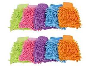 GUANTO DOPPIO IN MICROFIBRA SU ENTRAMBI I LATI- - misura 10 - 5 pezzi XTRA