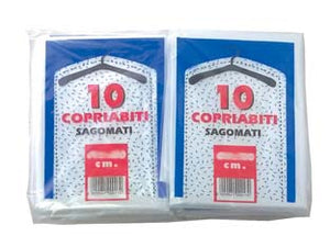 SACCO COPRIABITO SAGOMATO PZ.10- - cm.60x100 gr.280 - 10 pezzi CP
