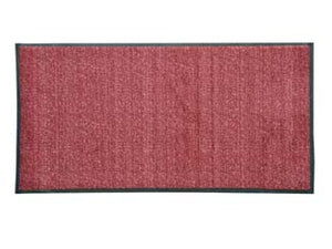ZERBINO ASCIUGAPASSO RETTANGOLARE IN POLIESTERE ROSSO SCURO  cm.60x90    XTRA